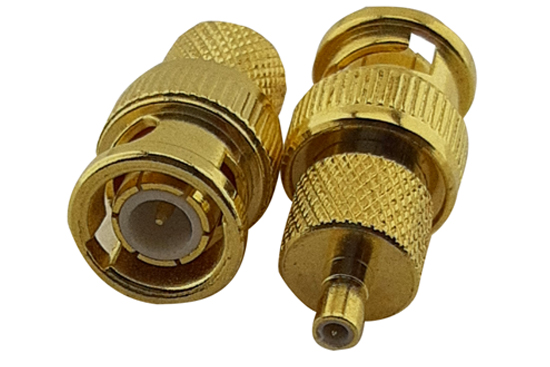 מעביר משקע SMB לתקע BNC זהב