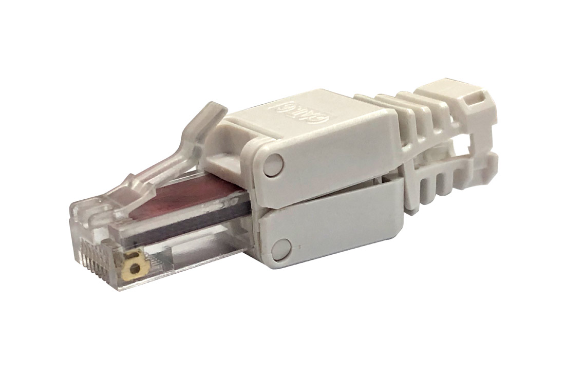 תקע RJ45 לחיבור מהיר CAT6/6A/7