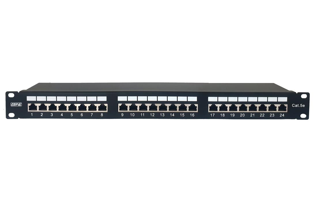 פאץ´ פנל 24 פורטים "19 | CAT5E