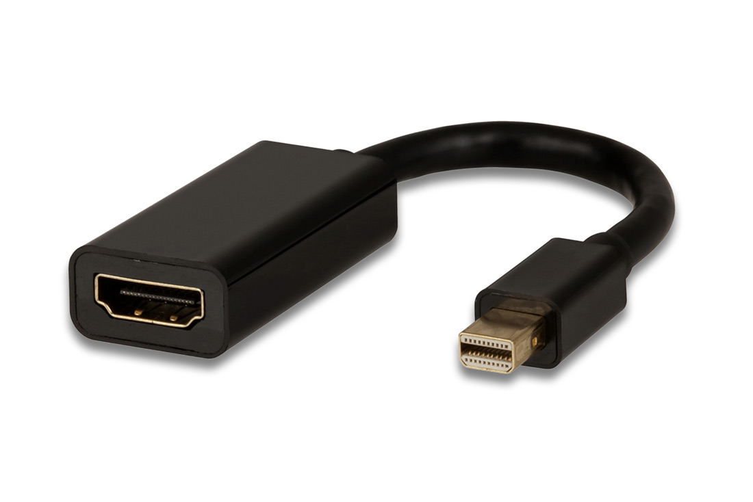 מעביר שקע HDMI לתקי מיני DP קצר שחור