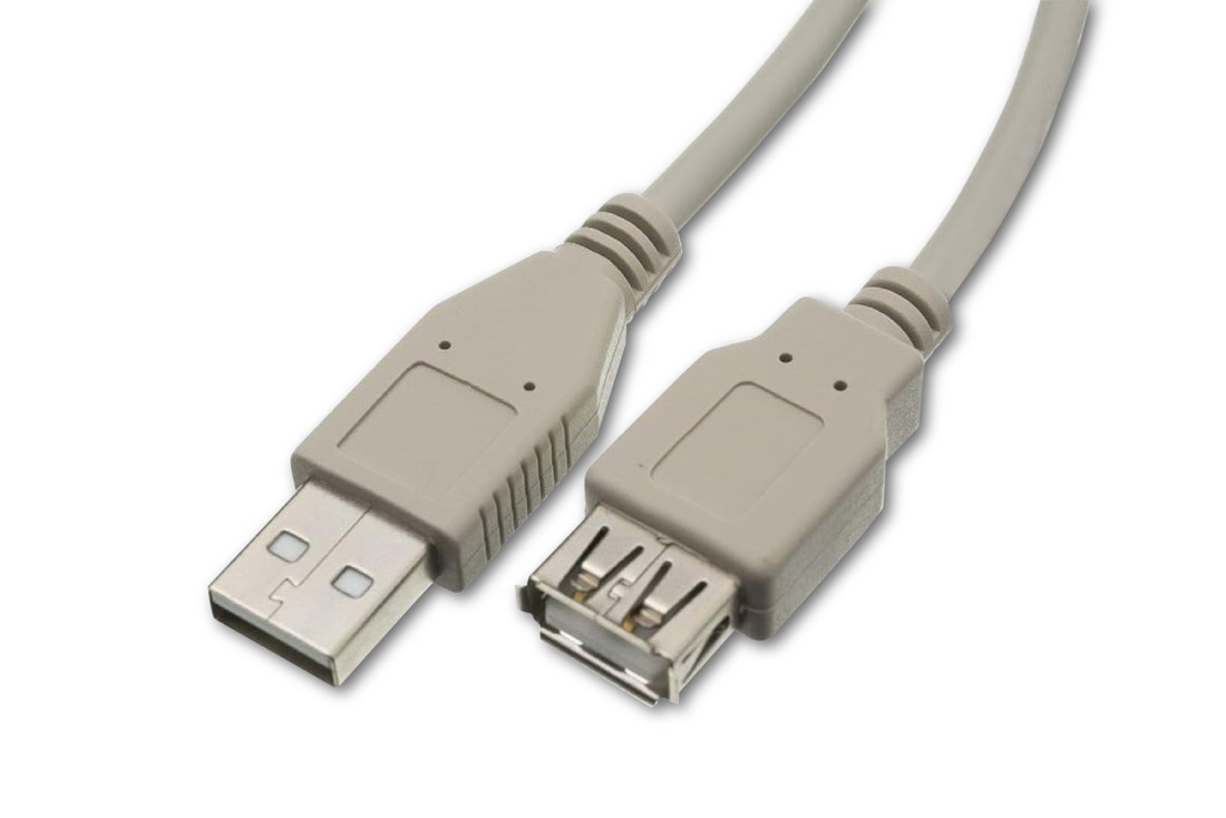 כבל מאריך USB באורך 1.5 מ´ A-A