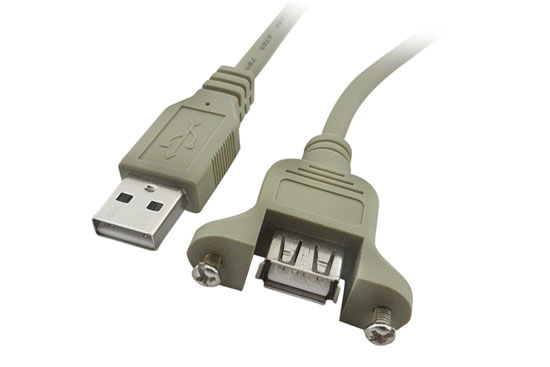 כבל מאריך USB באורך 1.8 מ´ A-A לשאסי