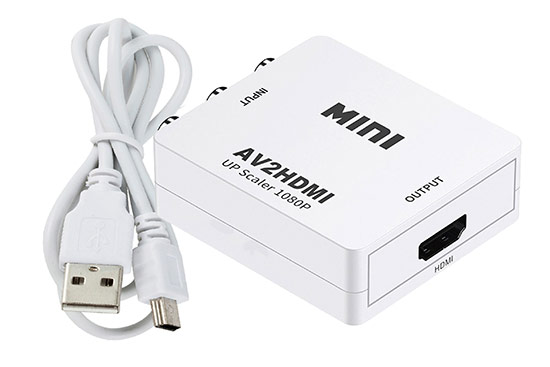 ממיר AV/RCA ל- HDMI