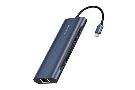 מתאם ורסטילי USB Type-C ל-9 כניסות