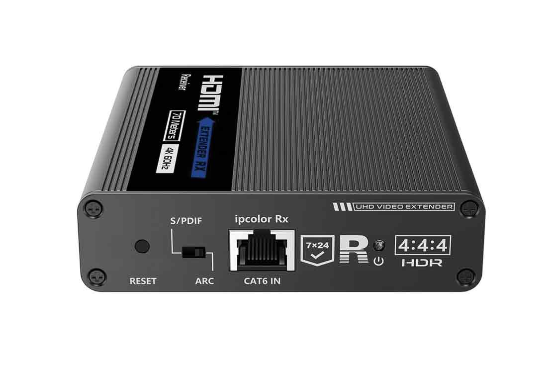 מרחיק ומפצל RX HDMI תומך 4K עבור דגם 18187