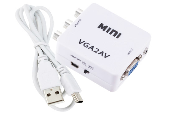 ממיר VGA ל- AV/RCA